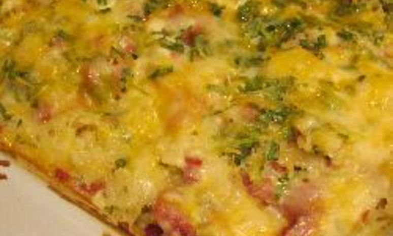 Рецепт картофельной запеканки с ветчиной