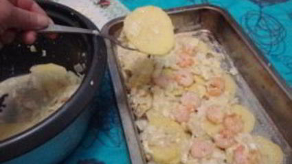 картофельно-капустная запеканка