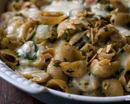 Макаронная запеканка с телячьими языками