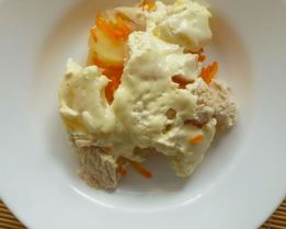 Морковно-картофельная запеканка для детей