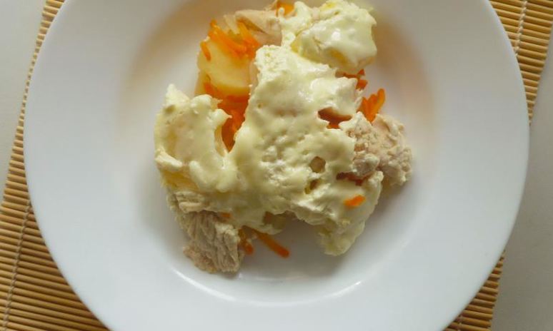 Рецепт морковна-картофельной запеканка для детей