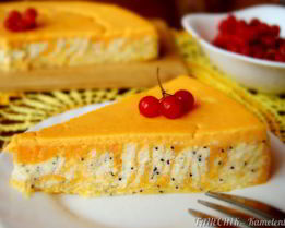 Мраморная запеканка с тыквой