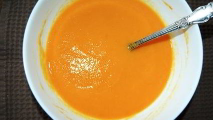 мраморная запеканка с тыквой