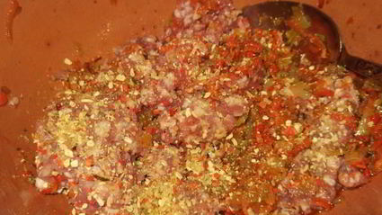 мясная запеканка с цветной капустой