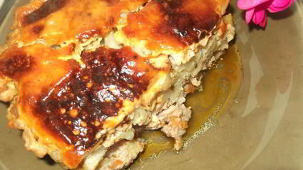 мясная запеканка с цветной капустой