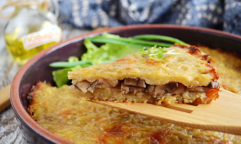 Рецепт постной картофельной запеканки