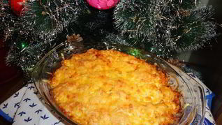 Творожная запеканка с тыквой