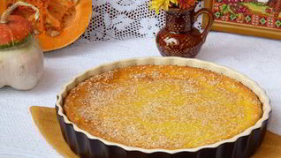 Творожно-тыквенная запеканка