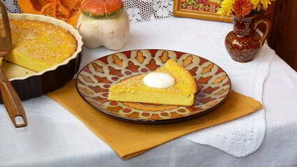 творожно-тыквенная запеканка