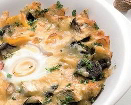 Запеканка из грибов и овощей