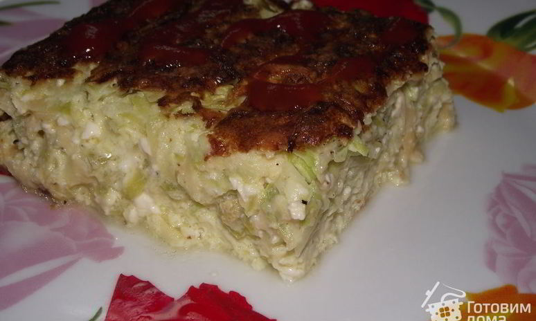 Рецепт запеканки из кабачков нежная