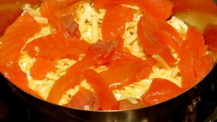 запеканка из картофеля и форели