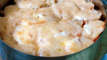 запеканка из картофеля и форели