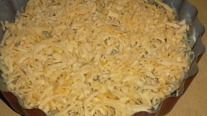 запеканка из риса с щавелем