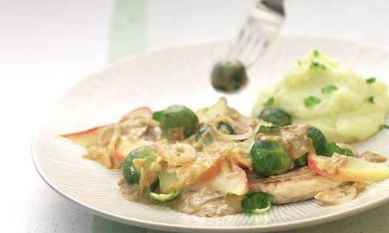 Рецепт запеканки из шницеля и брюссельской капусты