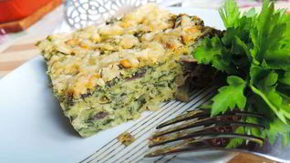 Запеканка из шпината и сыра