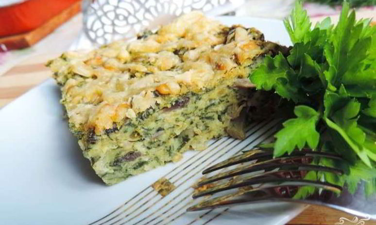 Рецепт запеканки из шпината и сыра
