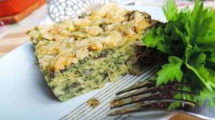 запеканка из шпината и сыра