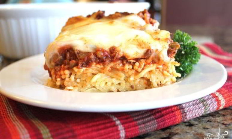 Рецепт запеканки из спагетти