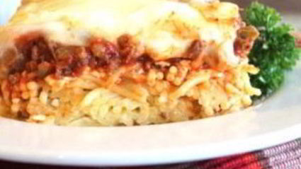 запеканка из спагетти