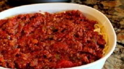 запеканка из спагетти