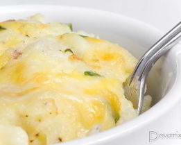 Запеканка из трески и картофельного пюре