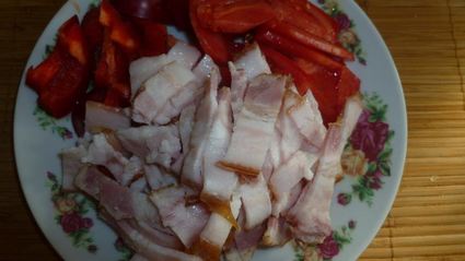 запеканка из цветной капусты с беконом