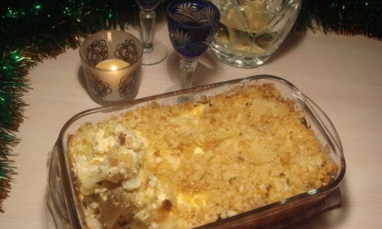 Рецепт запеканки из цветной капусты