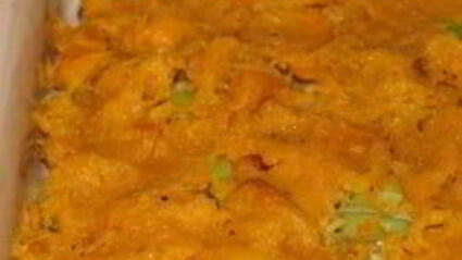 запеканка из тыквы с пореем