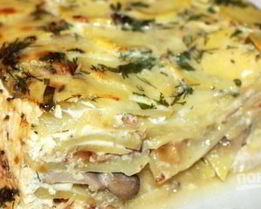 Запеканка картофельная с курицей в духовке