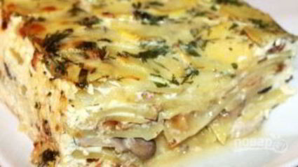 запеканка картофельная с курицей в духовке
