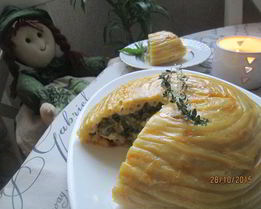 Запеканка Купол из макарон