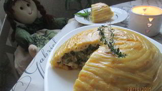 Запеканка Купол из макарон