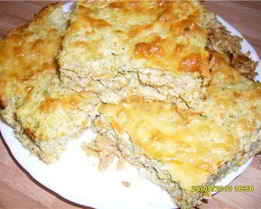 Запеканка с куриным филе, овощами и фасолью