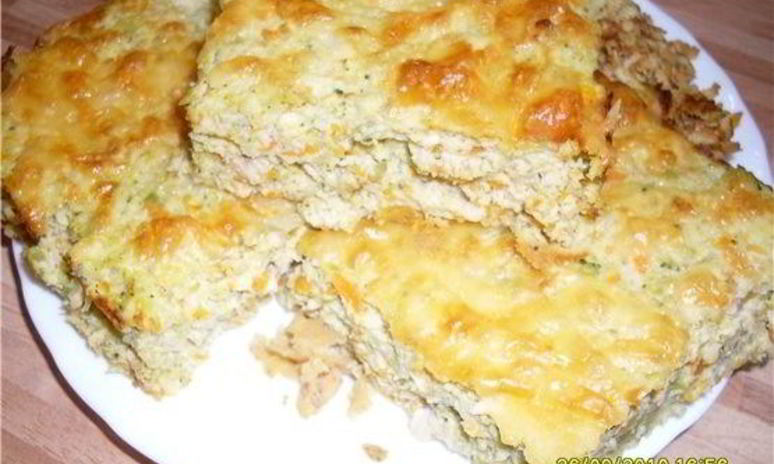 Рецепт запеканки с куриным филе, овощами и фасолью