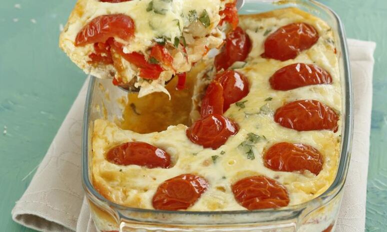 Рецепт запеканки с курицей и овощами