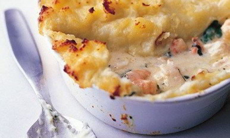 Рецепт запеканки с рыбой и картофелем