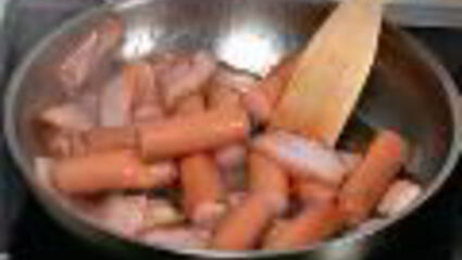 запеканка с сосисками и яблоками