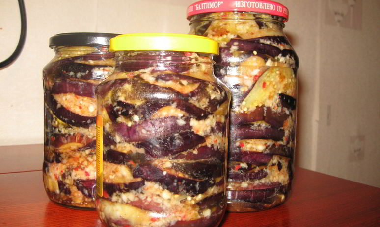 Рецепт баклажанов острых на зиму без стерилизации