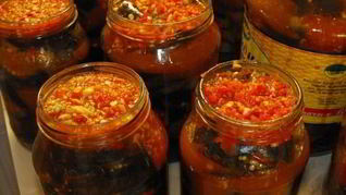 Баклажаны по-грузински на зиму