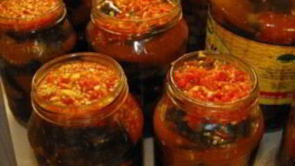 баклажаны по-грузински на зиму