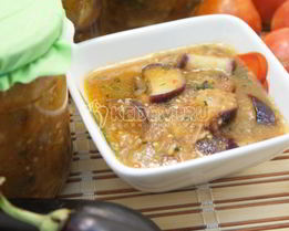 Баклажаны порезанные ломтиками