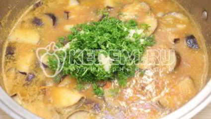 баклажаны порезанные ломтиками