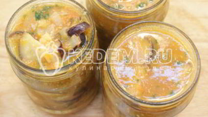 баклажаны порезанные ломтиками