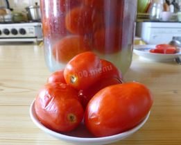 Быстрые квашеные помидоры