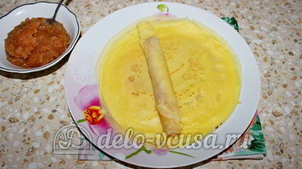 блинчики с джемом