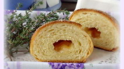 булочки слоеные с джемом и вареной сгущенкой