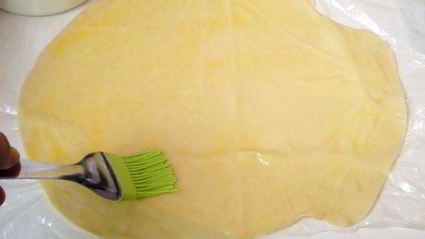 булочки слоеные с джемом и вареной сгущенкой