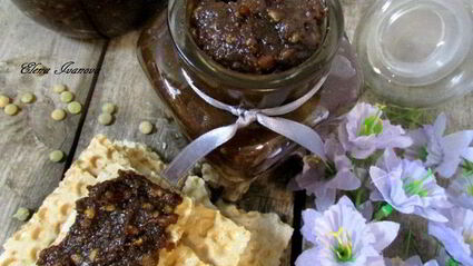 чечевичный джем с орехами