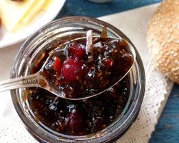 Чиа-джем из морской капусты и клюквы